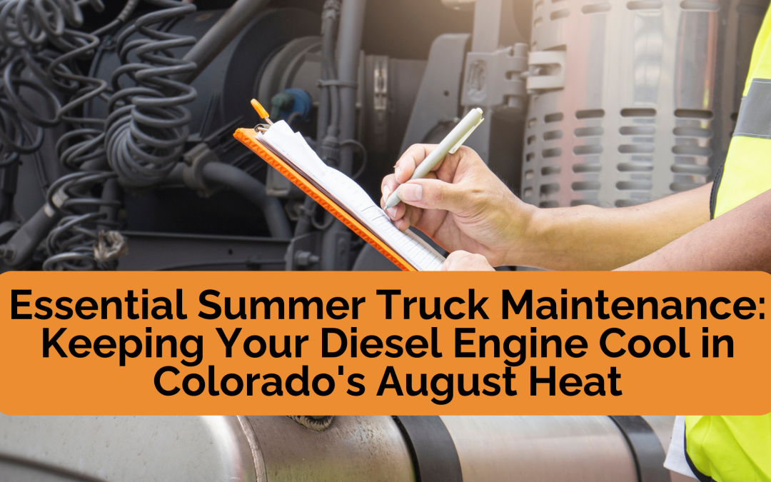 Essential Summer Truck Maintenance: Keeping Your Diesel Engine Cool in Colorado’s August Heat