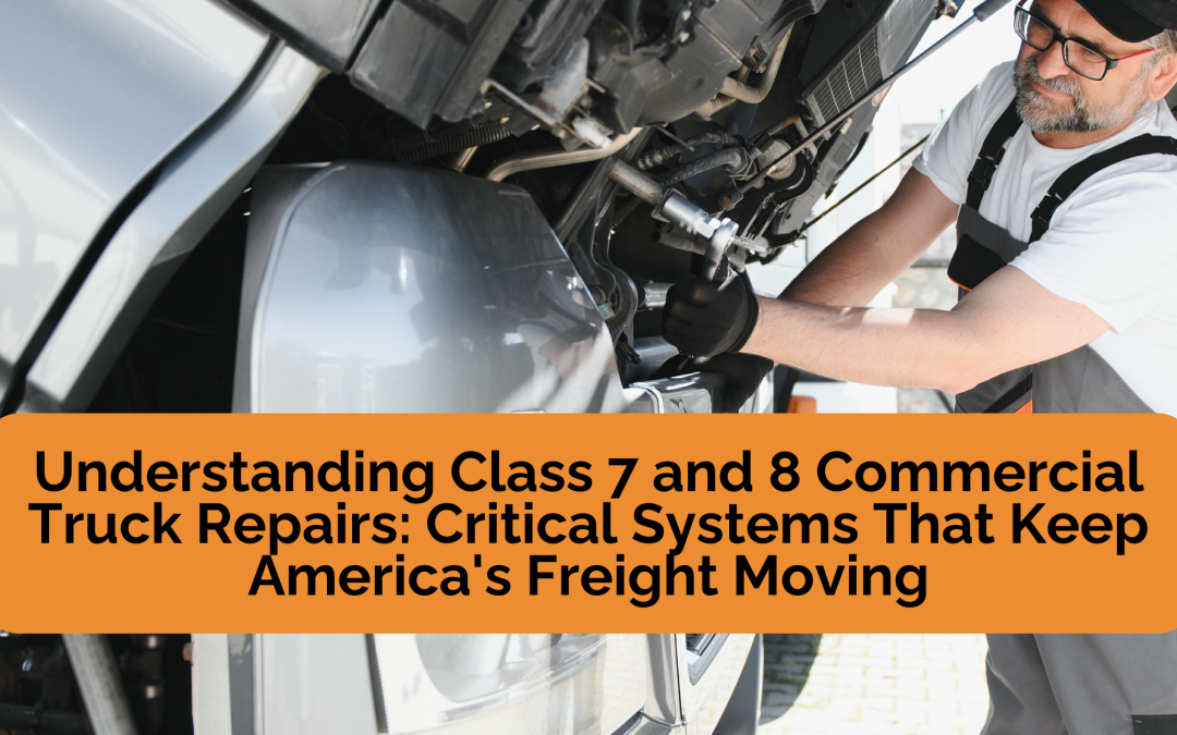 Understanding Class 7 and 8 Commercial Truck Repairs: Critical Systems That Keep America’s Freight Moving