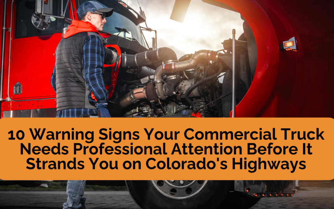 10 Warning Signs Your Commercial Truck Needs Professional Attention Before It Strands You on Colorado’s Highways